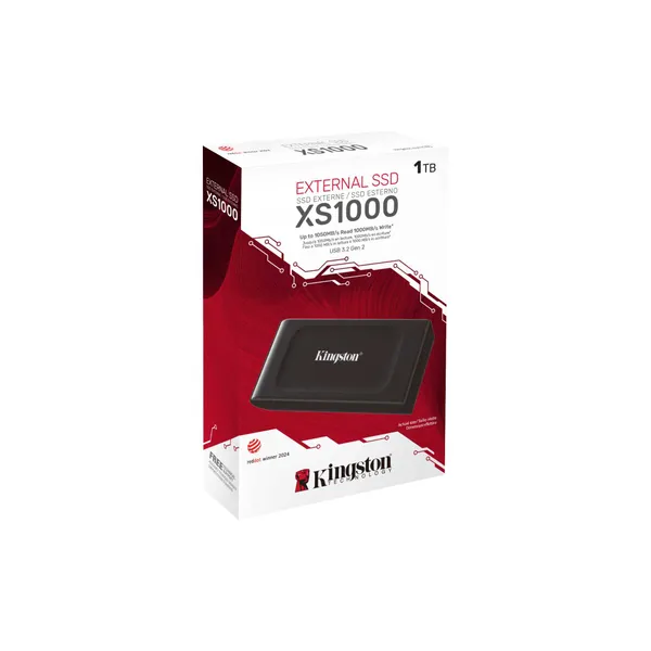 SSD Extern Portabil KINGSTON XS1000 1TB USB 3.2 Negru - imagine 3
