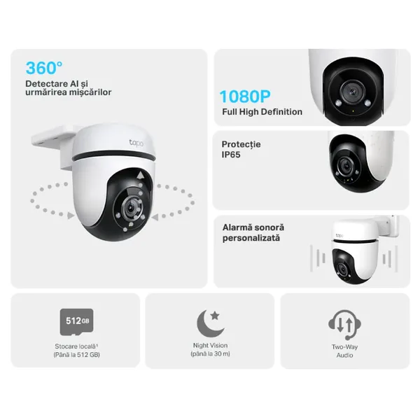 Cameră Supraveghere TP-LINK Tapo C500 IP Exterior IP65 - imagine 2