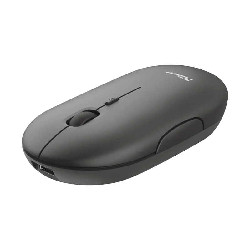 Mouse TRUST Puck Rechargeable Wireless Ultra-Thin 1600 dpi Negru TR-24059