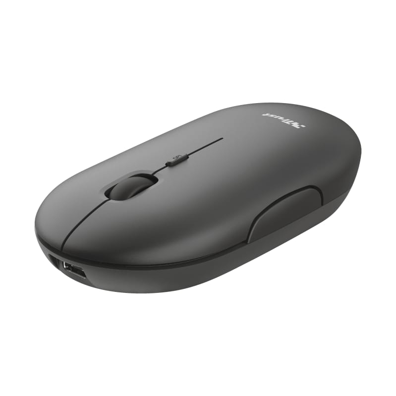 Mouse TRUST Puck Rechargeable Wireless Ultra-Thin 1600 dpi Negru TR-24059