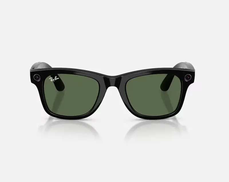 Ochelari Smart RAYBAN Meta Wayfarer ORW4012 Shiny Black G-15 Gen 2 - imagine 2