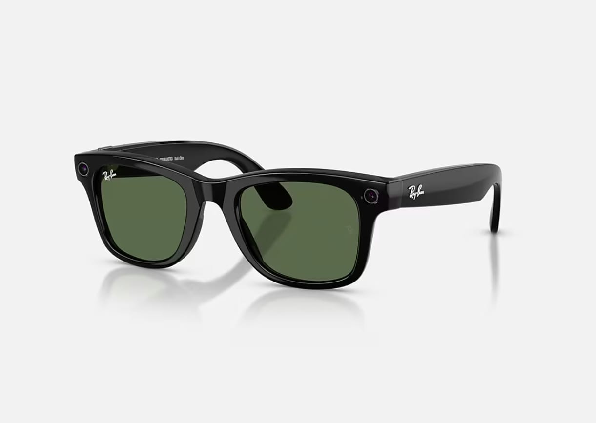 Ochelari Smart RAYBAN Meta Wayfarer ORW4012 Shiny Black G-15 Gen 2