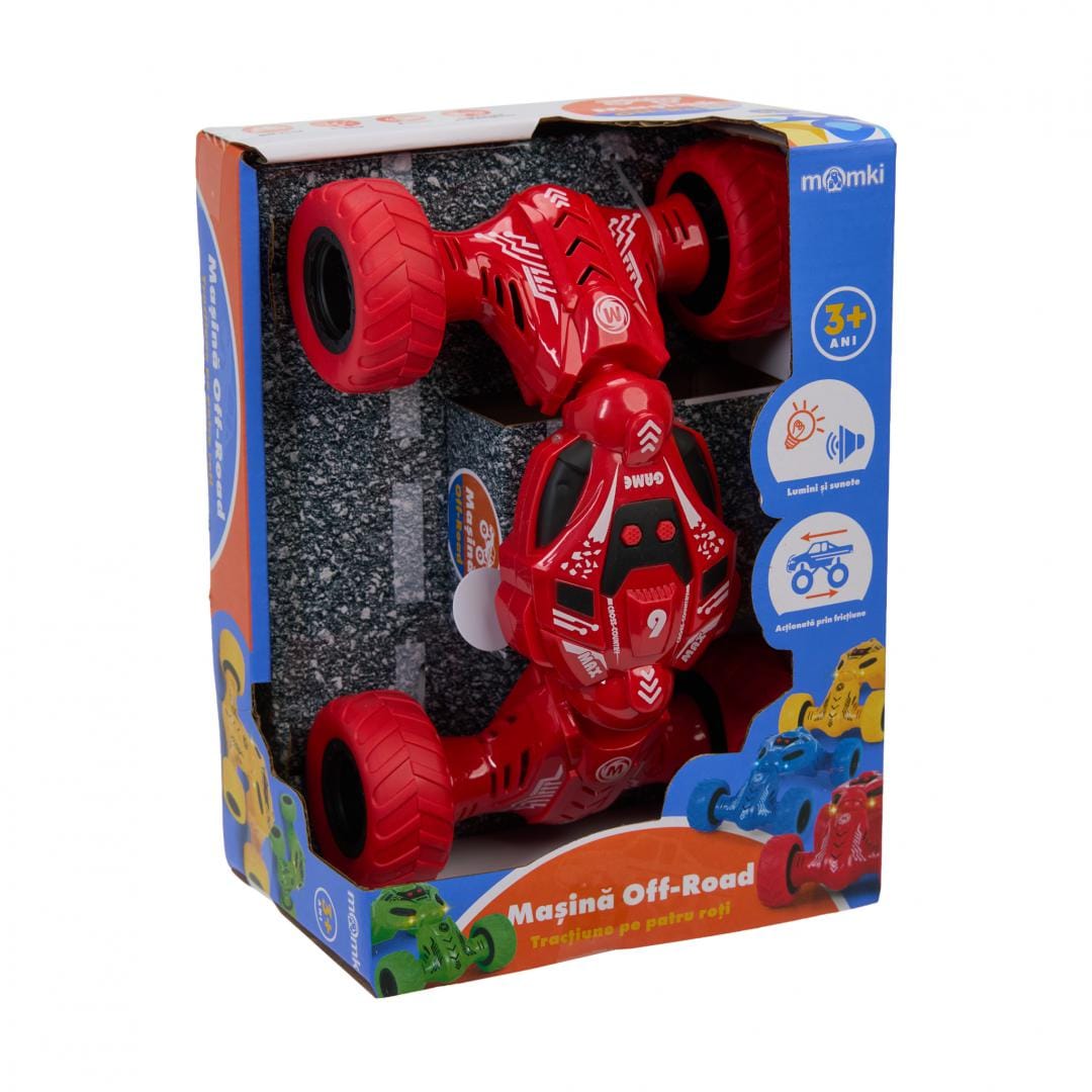 Mașină Off-Road MOMKI cu Lumini și Sunete, Roșie