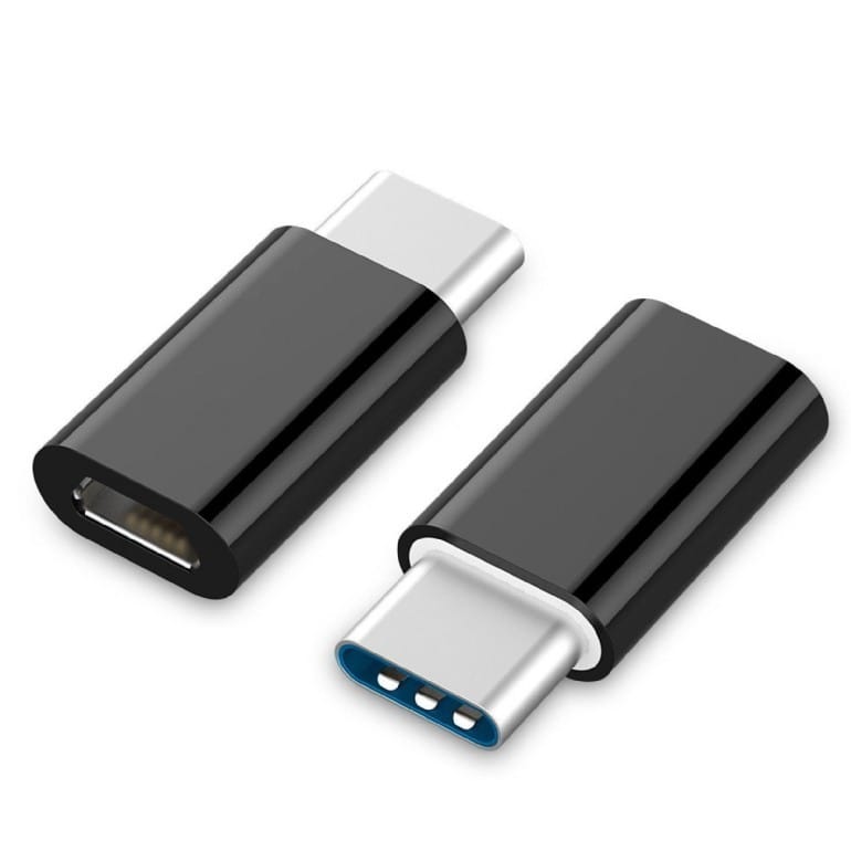 Adaptor GEMBIRD USB Type-C la Micro-USB Negru A-USB2-CMmF-01
