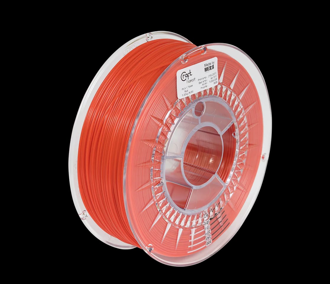 Filament 3D CRAFTBOT PLA Roșu 1 kg