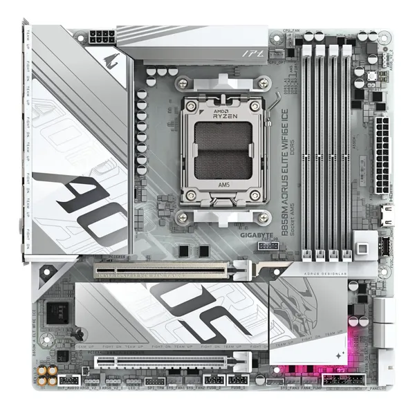 Placă de bază GIGABYTE B850M AORUS ELITE WIFI6E ICE AM5 - imagine 3