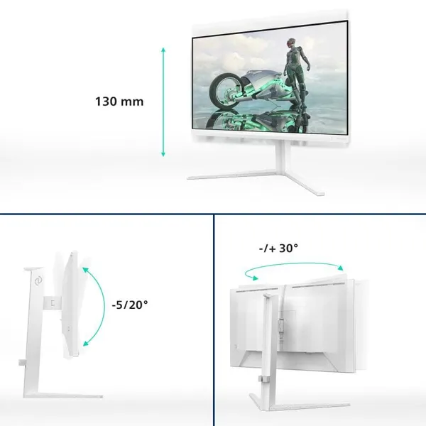 Monitor PHILIPS 27M2N3201A/00 IPS 180Hz Full HD Alb - imagine 2