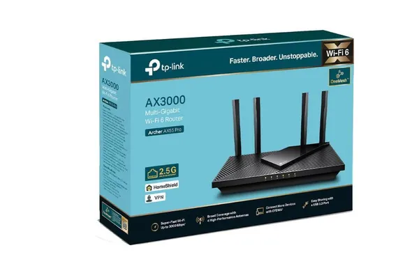 Router Wireless TP-LINK Archer AX55 Pro AX3000 Dual Band - imagine 5