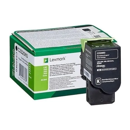 Toner LEXMARK C2320K0 Black 1000 pagini Original