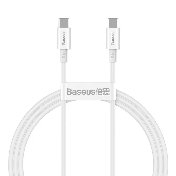 Cablu de Date BASEUS Superior CATYS-B02 USB C 1m Alb