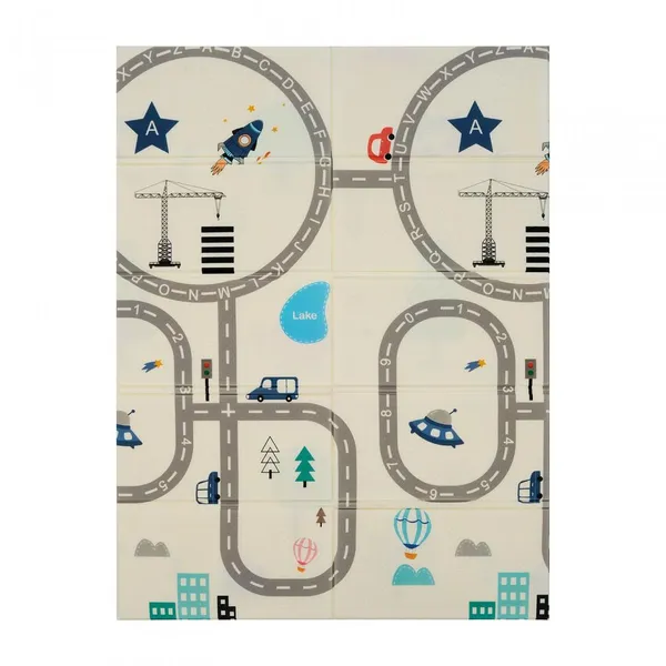 Covor de Joacă U-GROW 2 Fețe Pliabil 180x120 cm - imagine 2