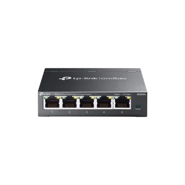 Switch TP-LINK Omada ES205G 5 Porturi Gigabit Managed - imagine 6