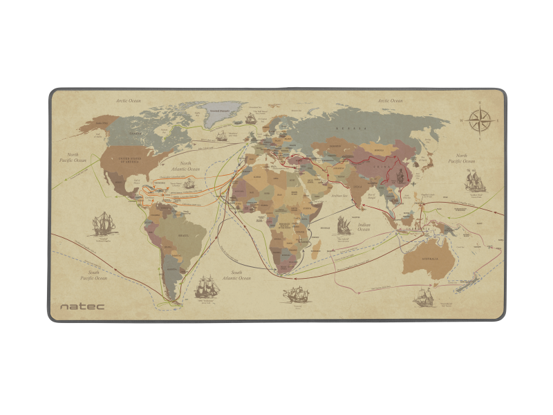 Mousepad GENESIS Natec Discoveries Maxi 800x400mm Multicolor