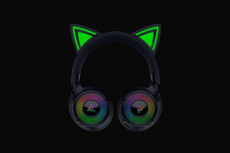 Căști Wireless RAZER Kraken Kitty V3 Pro THX Spatial Audio RGB Negru