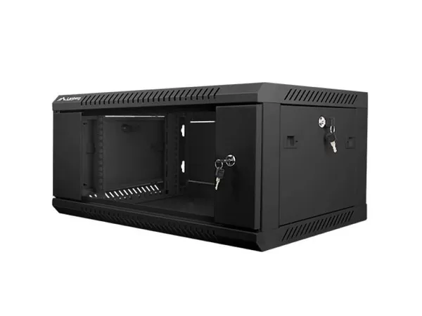 Dulap Rack de Perete LANBERG V2 19 inch 4U 600x450 mm Sticlă Negru