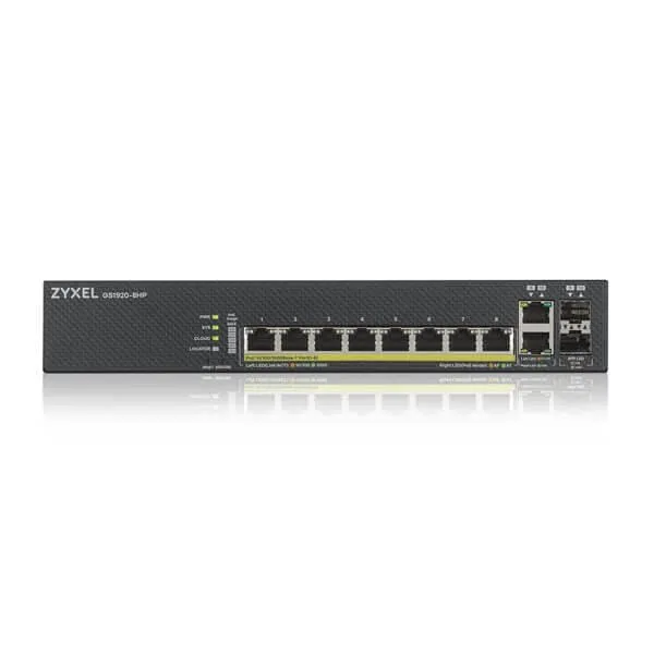 Switch PoE ZYXEL GS1920-48HPV2 48 Porturi Gigabit 2 SFP Managed - imagine 3