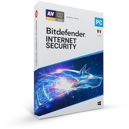 Licență Antivirus BITDEFENDER Internet Security Windows 1 an 10 dispozitive