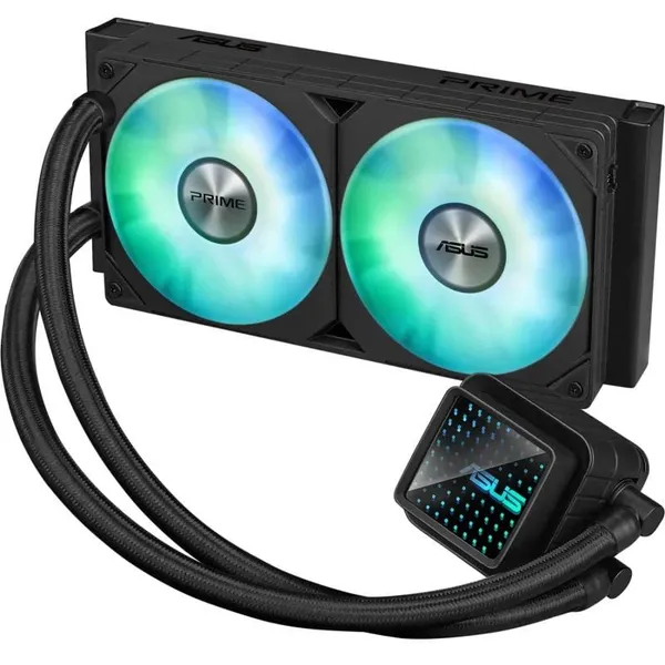 Cooler Procesor ASUS PRIME LC 240 ARGB Negru - imagine 2