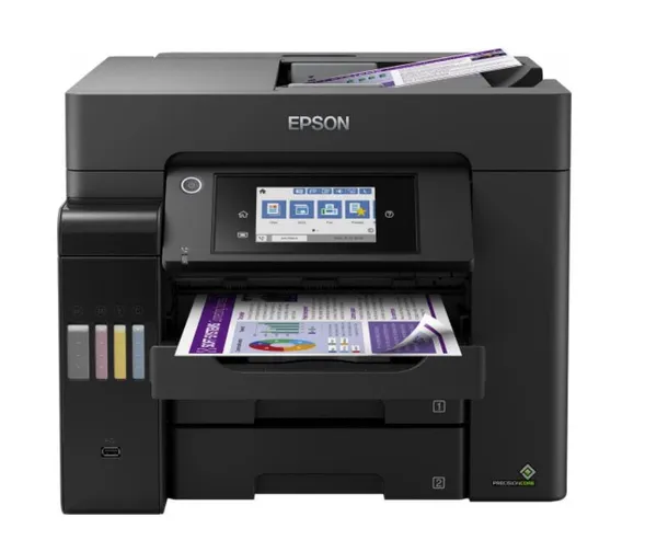 Multifuncțional EPSON EcoTank L6570 CISS A4 Wireless Negru - imagine 2