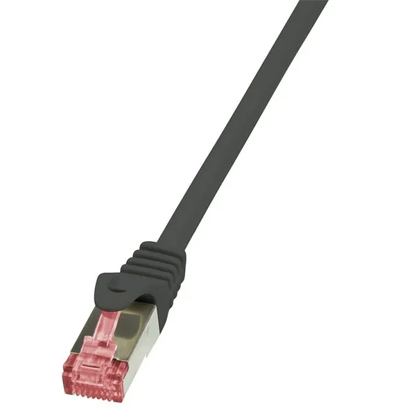 Patch Cord LOGILINK CQ2013S Cat6 S/FTP 0.25m Negru