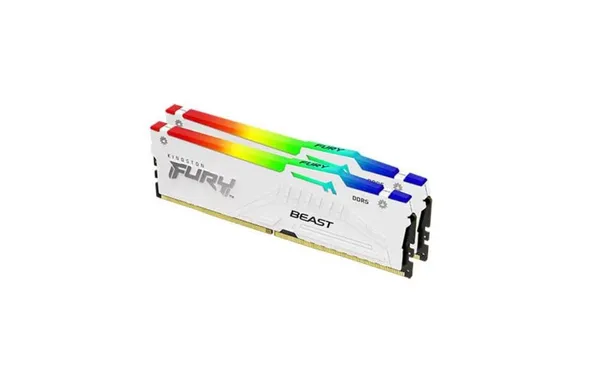 Memorie RAM KINGSTON Fury Beast White RGB DDR5 64GB 5600MHz CL36 - imagine 2