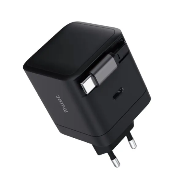 Încărcător Rețea TRUST Maxo 65W 2 Porturi Negru TR-25805
