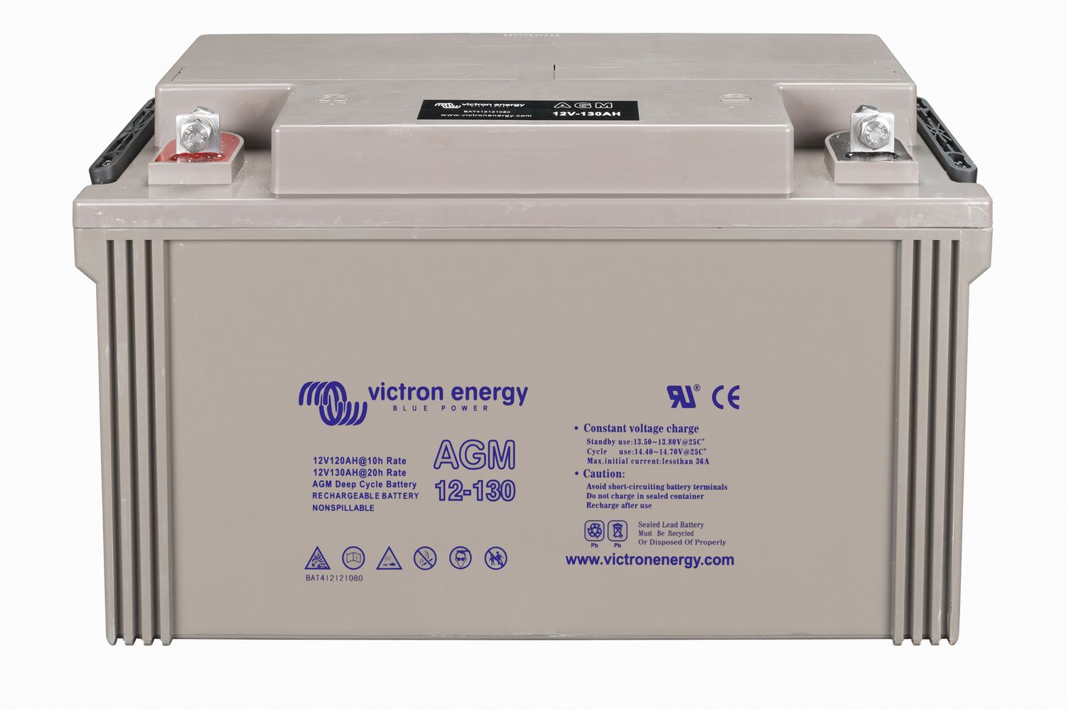 Acumulator VICTRON ENERGY Deep Cycle AGM 12V-130Ah BAT412121084 - imagine 2