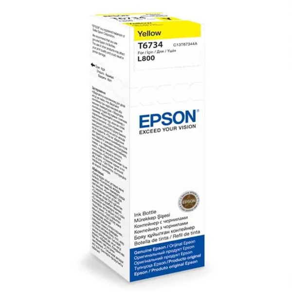 Cartuș Cerneală EPSON T6734 Yellow 70ml C13T67344A - imagine 2