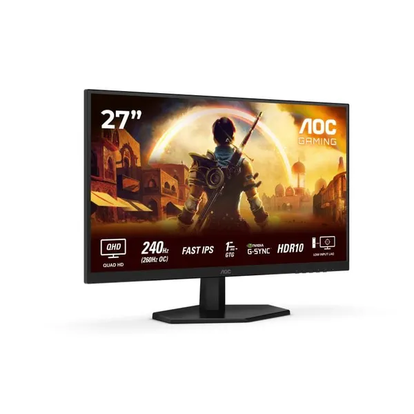 Monitor AOC Q27G42ZE 27 inch 2560x1440 Negru Roșu