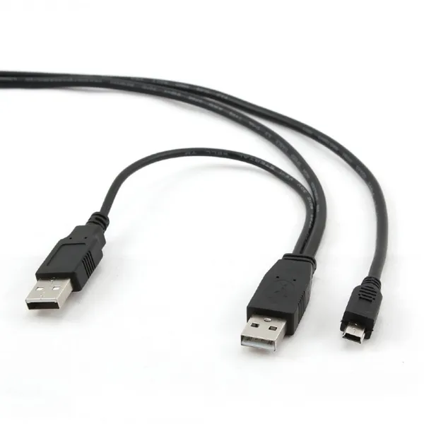 Cablu date GEMBIRD USB 2.0 la Mini-USB 2m Negru CCP-USB22-AM5P-3