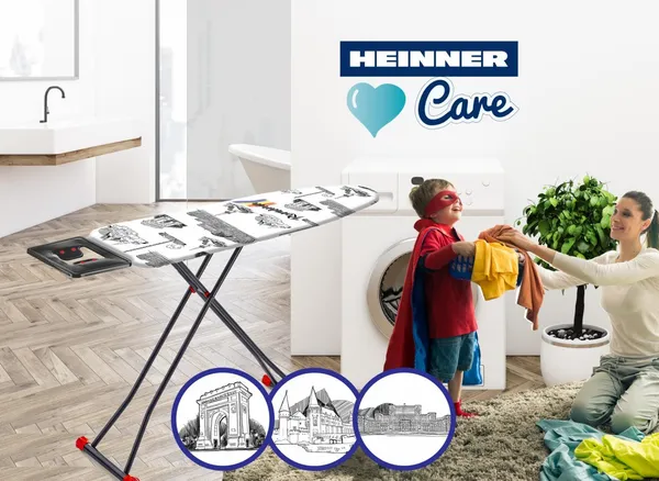 Masă de călcat HEINNER CARE 125x42 cm - imagine 4
