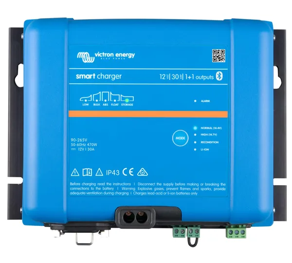Încărcător VICTRON ENERGY Smart IP43 Charger 1+1 12V 30A