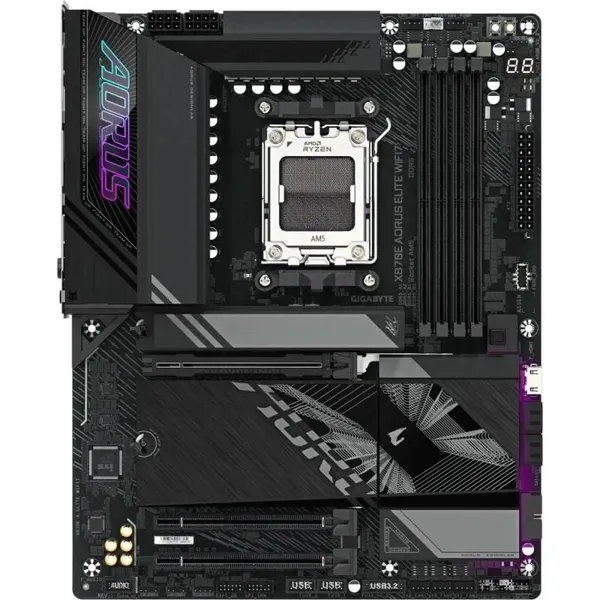 Placă de bază GIGABYTE X870E AORUS ELITE WIFI7 AM5 - imagine 2