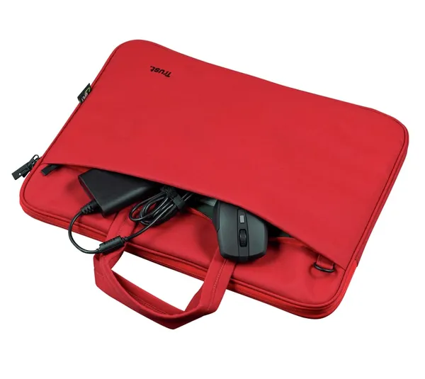 Geantă Laptop TRUST Bologna Bag ECO 16 inch Roșu TR-24449 - imagine 3