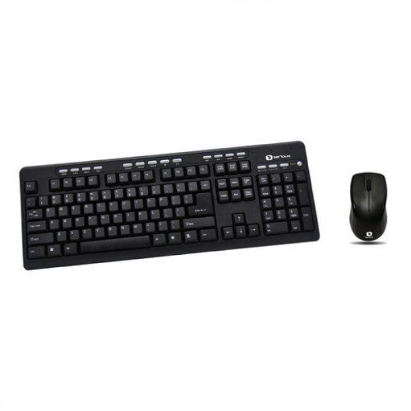 Kit Tastatură și Mouse SERIOUX MKM5500 Cu Fir Multimedia Negru USB