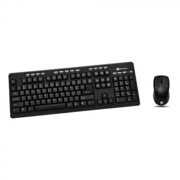 Kit Tastatură și Mouse SERIOUX MKM5500 Cu Fir Multimedia Negru USB