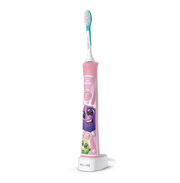 Periuță de Dinți Electrică PHILIPS Sonicare For Kids HX6352/42 Roz - imagine 2