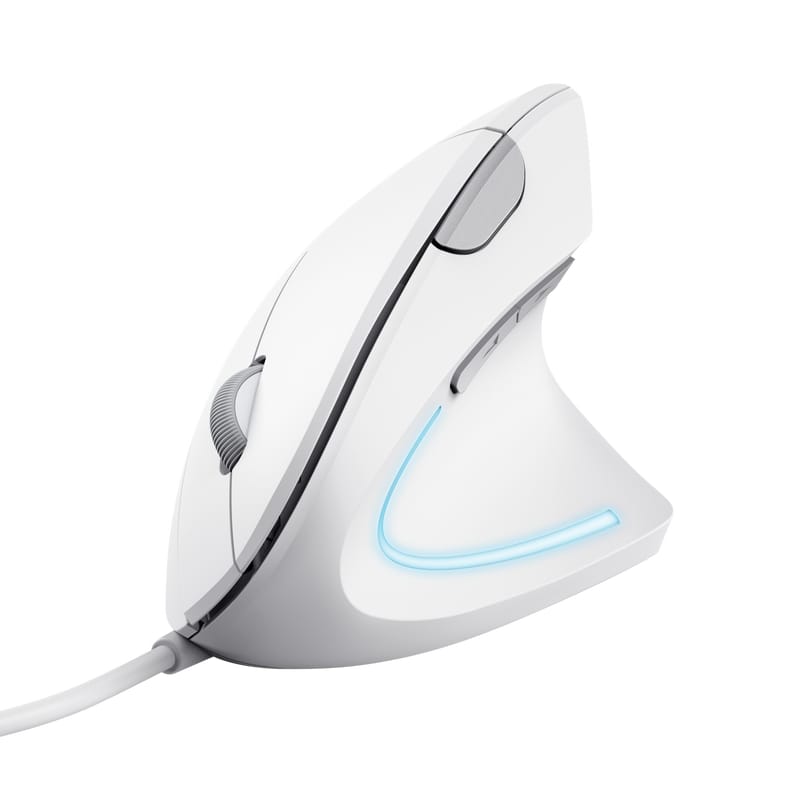 Mouse TRUST Verto Ergo Alb USB 25133