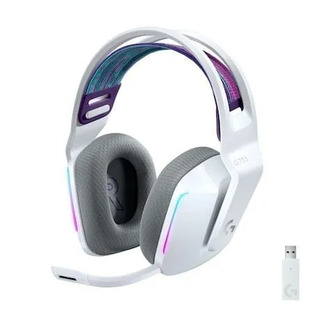 Căști Gaming LOGITECH G733 Wireless Lightsync RGB Alb