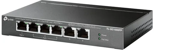 Switch TP-LINK TL-SG1006PP 6 Porturi Gigabit PoE++ 64W - imagine 3