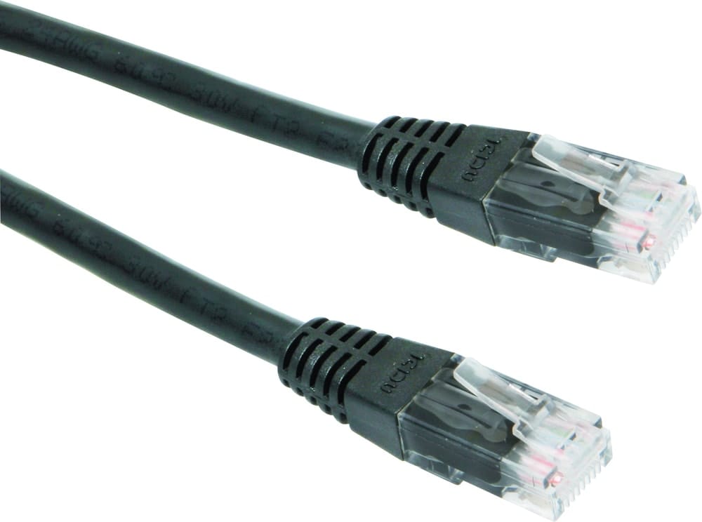Cablu Patch Cord GEMBIRD PP12-2M/BK Cat5e 2m Negru