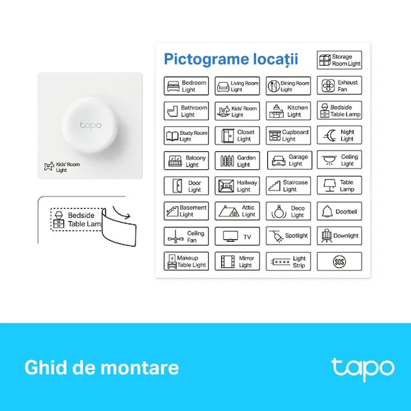 Buton Smart TP-LINK Tapo S200D WiFi Alb - imagine 7