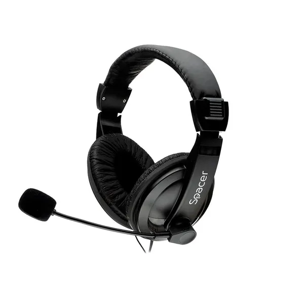 Căști Audio SPACER SPK-222 Cu Fir Jack 3.5 mm Negru - imagine 4
