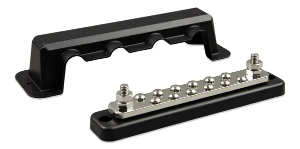 Busbar 250A 2P with 12 screws +cover - imagine 2