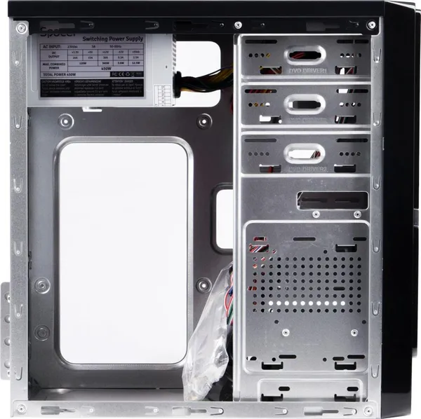 Carcasă PC SPACER SPC-MOON Mini Tower mATX Negru - imagine 5