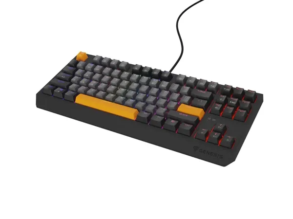 Tastatură Gaming GENESIS Thor 230 TKL Outemu Red RGB Gri