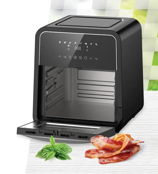 Friteuză cu aer cald HEINNER MasterFry HAF-B12BK2000 12L 2000W Negru - imagine 3