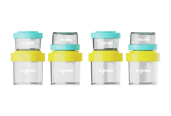 Set Recipiente U-GROW 8 Piese 4x80ml 4x220ml - imagine 2