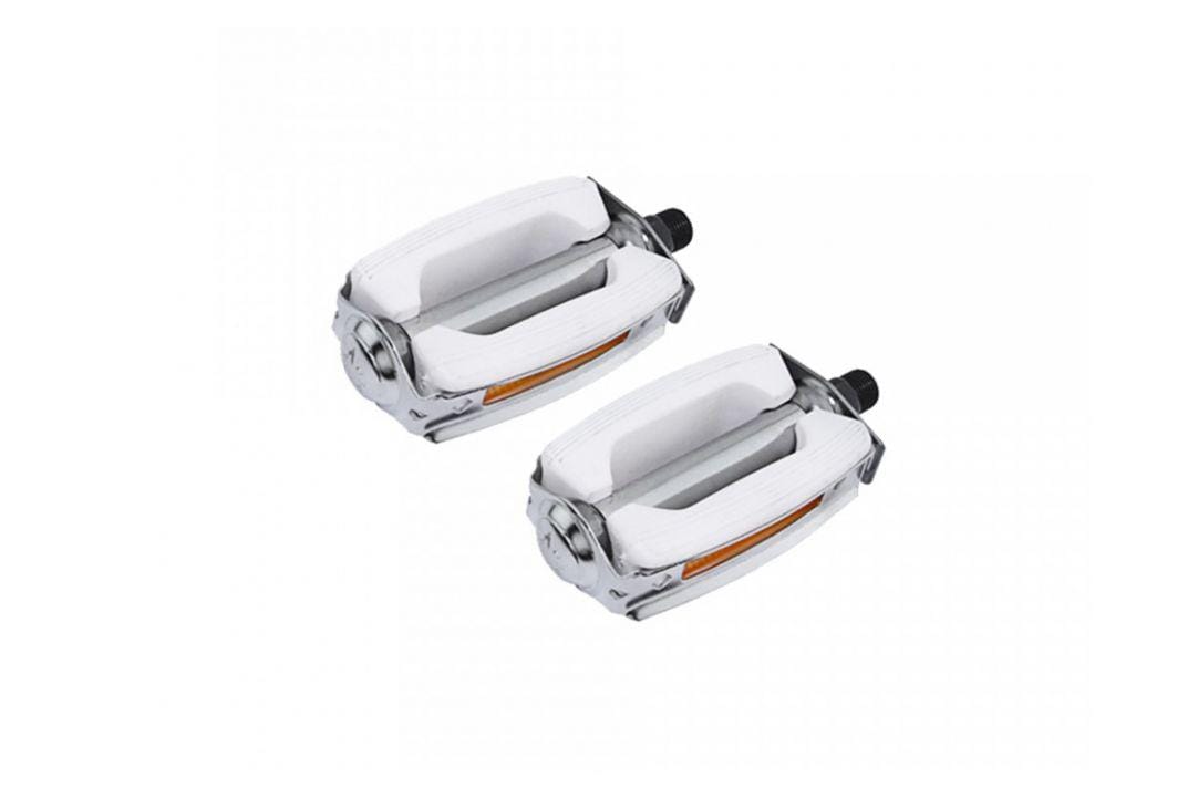 Pedale Lowrider Krate cu Reflector Alb