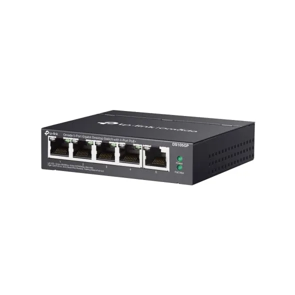 Switch TP-LINK DS105GP 5-Port Gigabit 4-Port PoE+